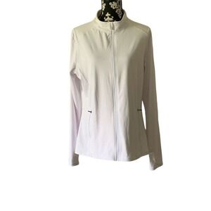 Pinspark Women's Purple Zip-Up Track Jacket Size 2XL Activewear